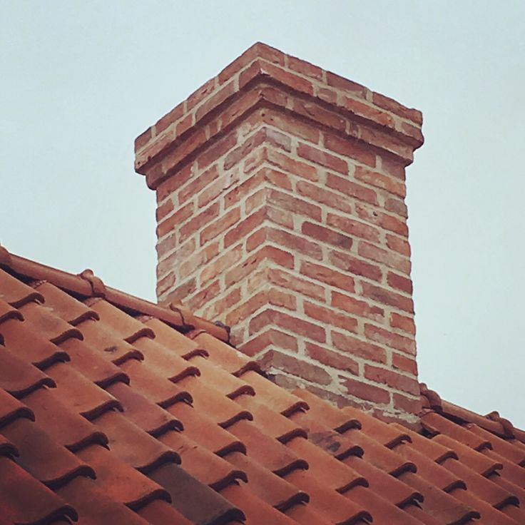 Crumbling Brick Chimney